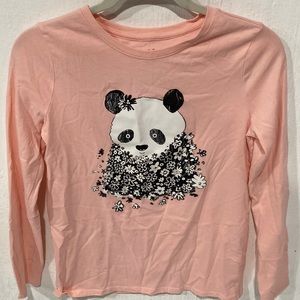 Cat & Jack XL (14-16) Panda bear long sleeve shirt